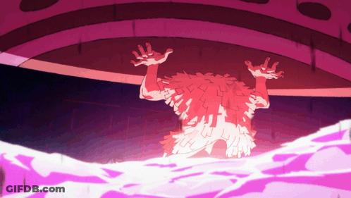 Cartoon Monster With Purple Background GIF