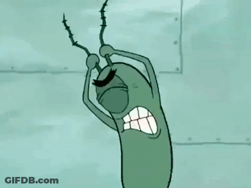Cartoon Monster With Yellow Eye GIF