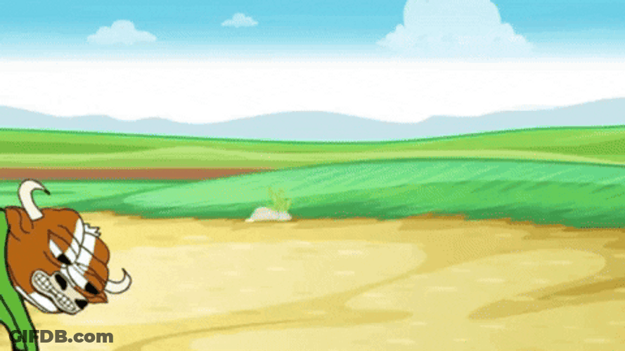Cartoon Moo Parade GIF