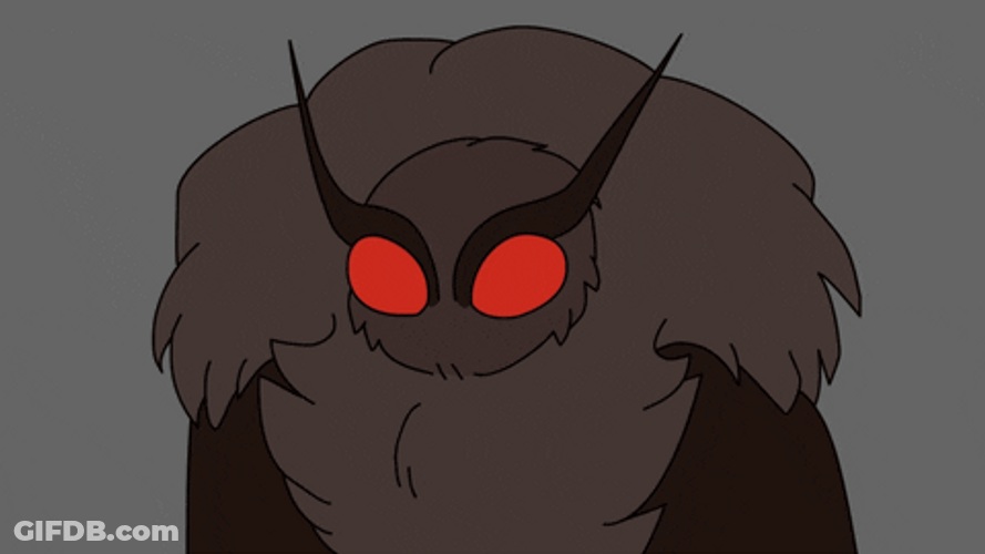 Cartoon Moth Man GIF