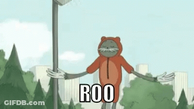 Cartoon Mouse Holding Coffee Roooo GIF