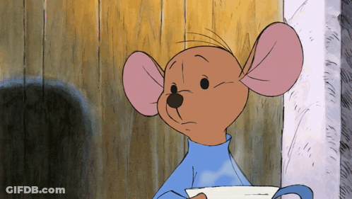 Cartoon Mouse Holding Cup Of Coffee GIF