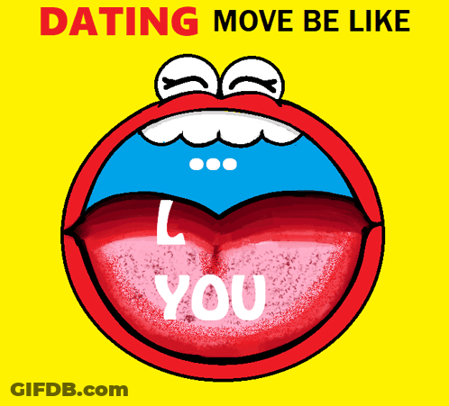 Cartoon Mouth With Dating Move Be Like GIF