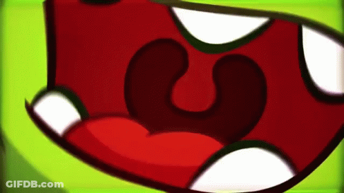 Cartoon Mouth With Swirl GIF