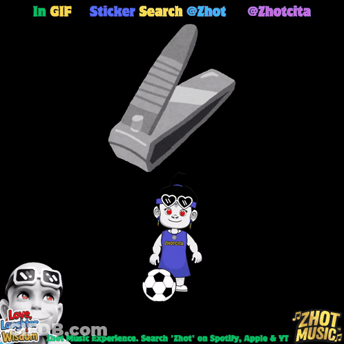 Cartoon Nail Clipper GIF