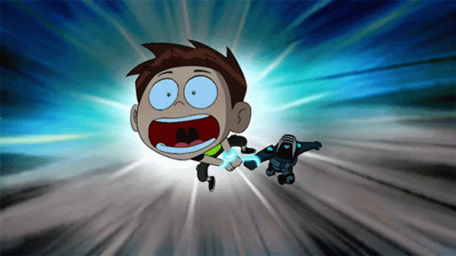 Cartoon Network Screaming Ben10 GIF
