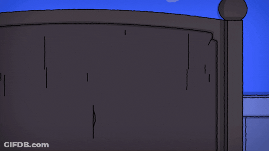 Cartoon Nightmare Waking Up GIF