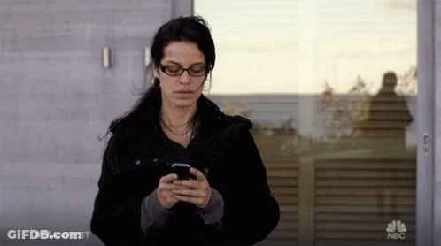 Cartoon Nokia Phone With Arms And Legs GIF