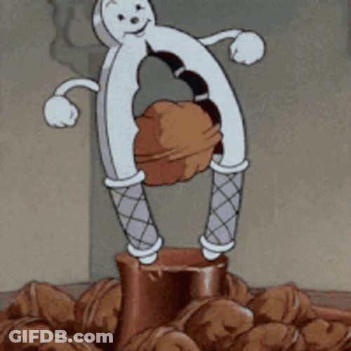 Cartoon Nut Cracker GIF