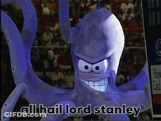 Cartoon Octopus Smiling Says All Hail Lord Stanley GIF