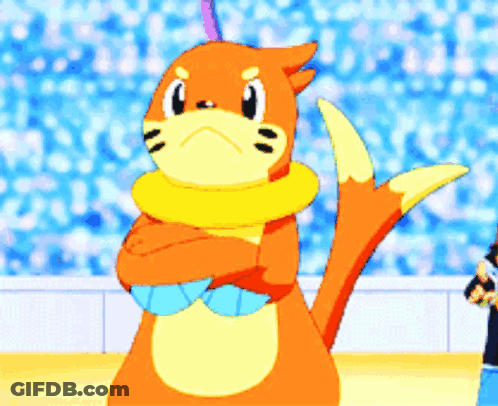 Cartoon Otter With Arms Crossed GIF