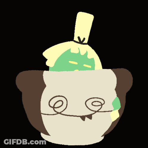 Cartoon Owl Wearing Yellow Hat GIF