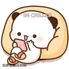 Cartoon Panda Eating Sandwich GIF
