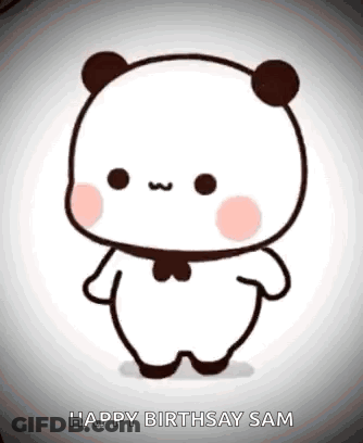 Cartoon Panda Standing With Hands On Hips GIF