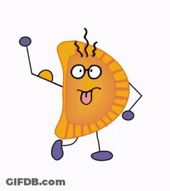 Cartoon Pastry With Arms And Legs GIF