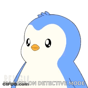 Cartoon Penguin Detective Mode Maanya GIF