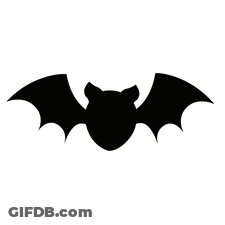 Cartoon Penguin Holding Bat On Rope GIF