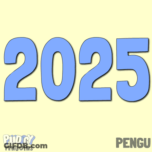 Cartoon Penguin In Front Of Fireworks Display Says 2026 GIF
