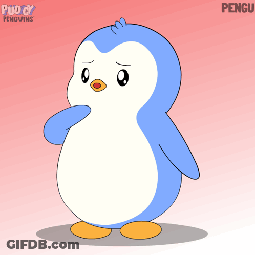 Cartoon Penguin Named Pengu GIF