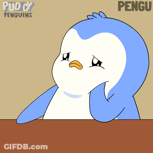 Cartoon Penguin Named Pengu GIF