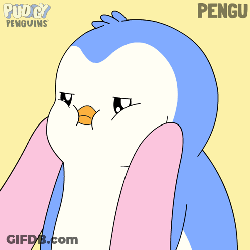Cartoon Penguin Named Pengu GIF