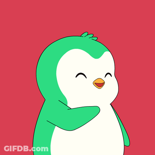 Cartoon Penguin Saying Not Funny GIF