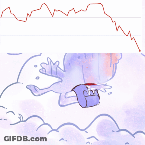 Cartoon Penguin Standing In Front Of 93.8 Graph GIF