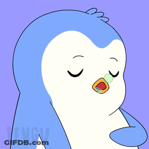Cartoon Penguin With Tear GIF