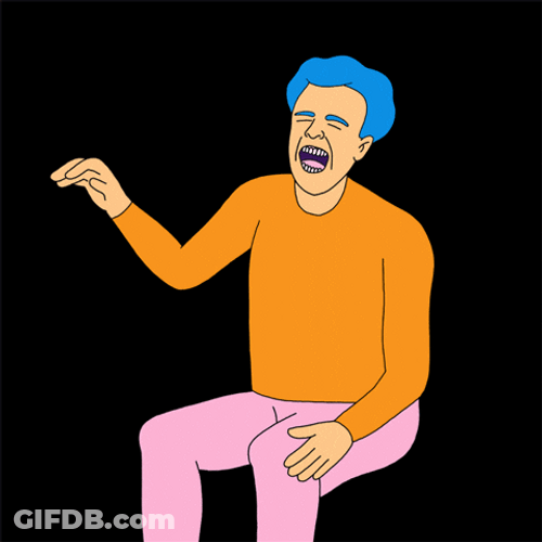 Cartoon People Chuckle GIF
