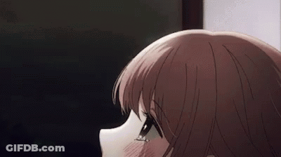 Cartoon Person Blowing Hearts Kiss Night Night GIF