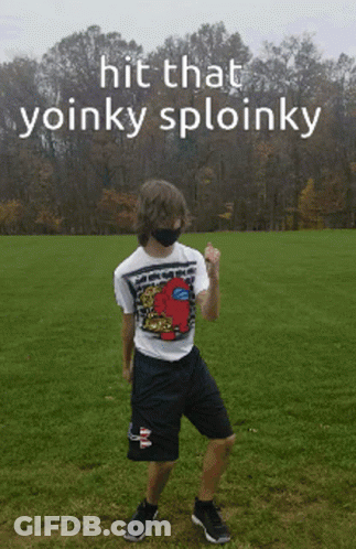 Cartoon Person Close Up In Red Shirt GIF