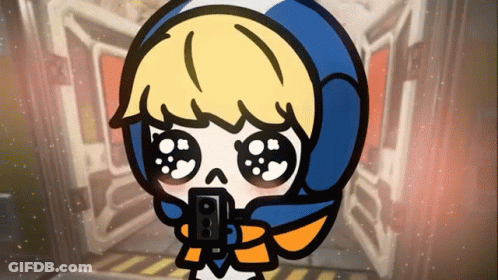 Cartoon Person Holding Gun GIF