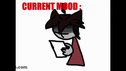 Cartoon Person Holding Paper Current Mood Busy GIF