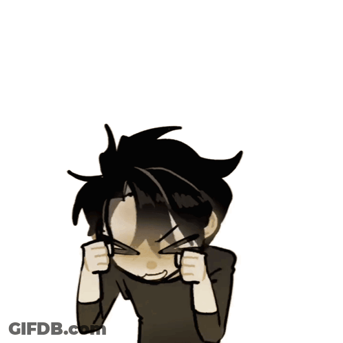 Cartoon Person Holding Up Fist Smiling GIF