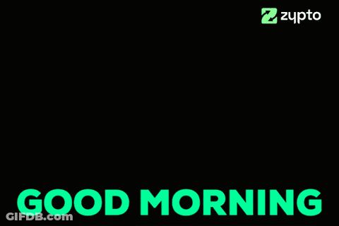 Cartoon Person Laying In Bed With Good Morning GIF