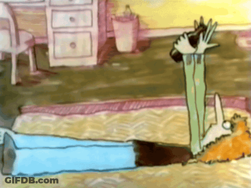 Cartoon Person Laying On Floor With Feet Up GIF