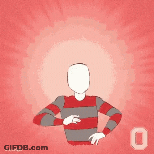 Cartoon Person Making Heart With Hands GIF