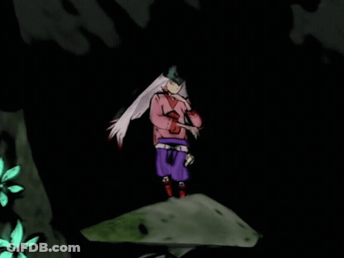 Cartoon Person Standing On Rock GIF