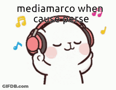 Cartoon Person Wearing Headphones Mediamarco GIF