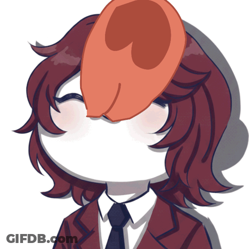 Cartoon Person With Heart On Nose GIF