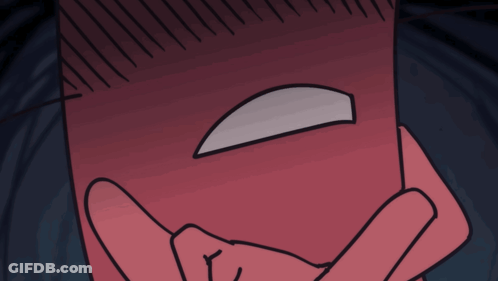 Cartoon Person With Surprised Face GIF