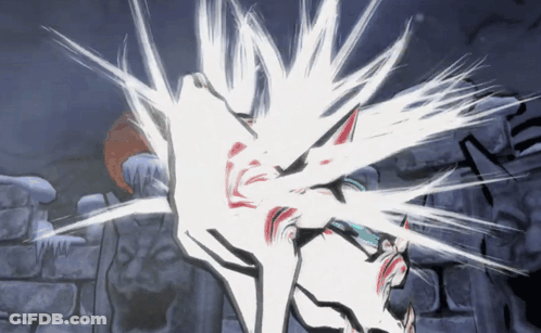 Cartoon Person With Sword GIF