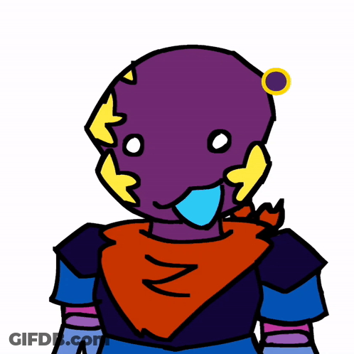 Cartoon Person With Yellow Lightning Bolt GIF