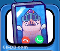 Cartoon Pig Wearing Knight Helmet Talking On Phone GIF