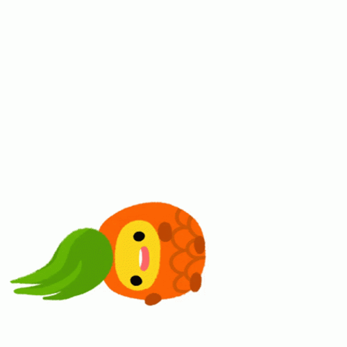 Cartoon Pineapple Im Awake GIF