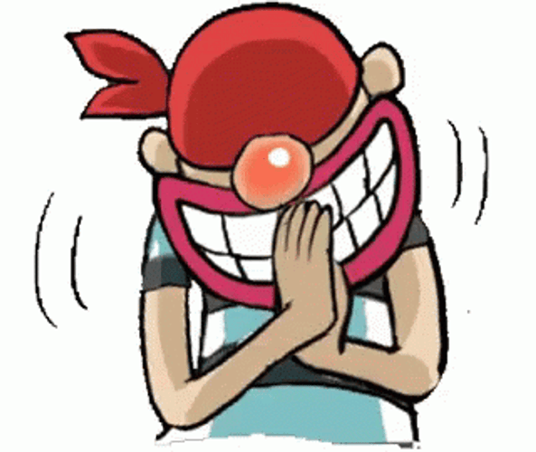 Cartoon Pirate Rubbing Hands Together GIF