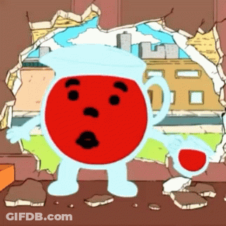 Cartoon Pitcher Of Ketchup With Surprised Face GIF