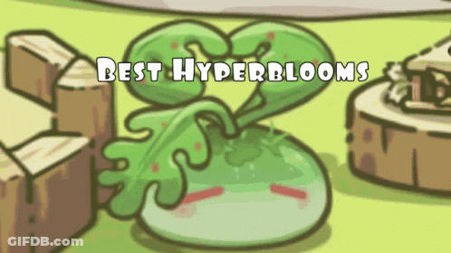 Cartoon Plant Saying Best Hyperblooms GIF