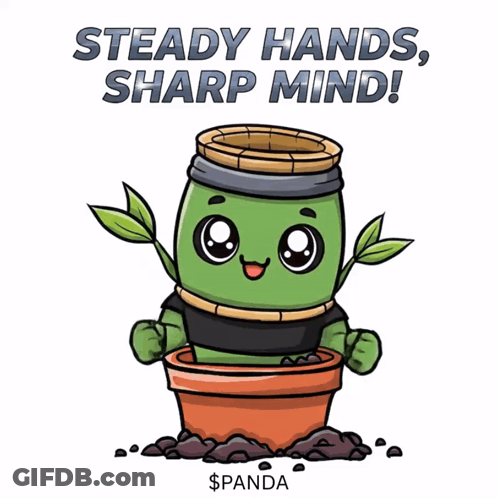 Cartoon Plant Steady Hands Sharp Mind GIF