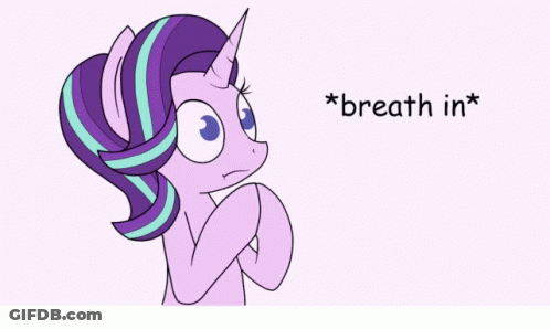 Cartoon Pony Saying Boi GIF